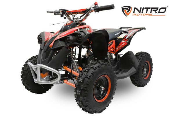 ATV Electric Eco Avenger 1000W 48V cu 3 Trepte de Viteza Portocaliu ATV Electric Eco Avenger 1000W 48V cu 3 Trepte de Viteza Portocaliu