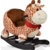 Balansoar din plus pentru copii Giraffe cu sunete 2