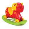 Balansoar elefant 2 in 1 cu roti Rosu 1