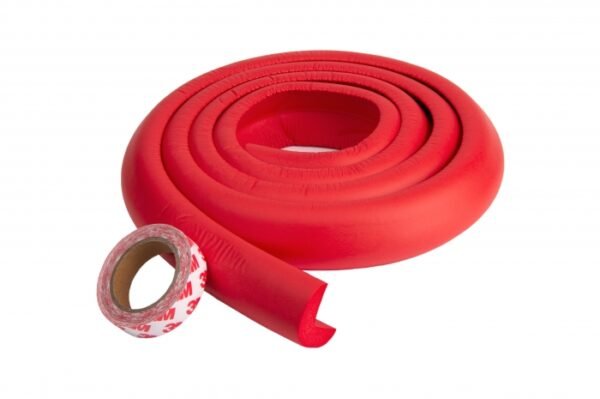 Banda protectie groasa pentru muchii si margini 3.5x1.2x200 cm Rosu