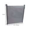 Bariera textila Tulia Grey 1