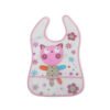 Bavetica mare impermeabila cu scai Happy Meal Pink 1