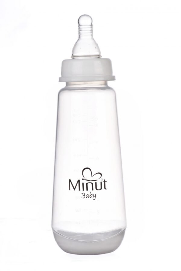 Biberon Minut Baby cu tetina silicon 3 250 ml