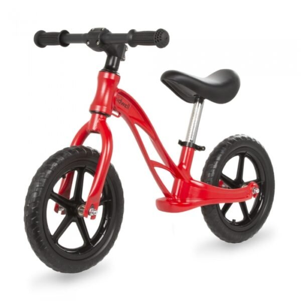 Bicicleta fara pedale cu cadru din magneziu kidwell rocky red