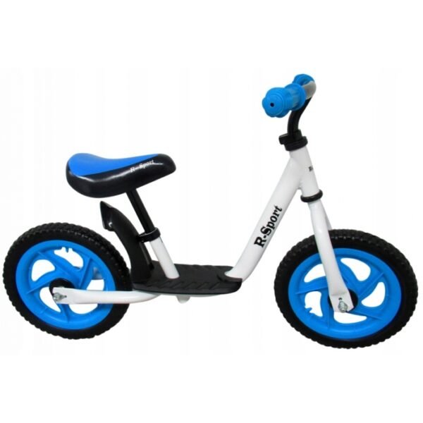 Bicicleta fara pedale cu suport pentru picioare r5 r sport albastru