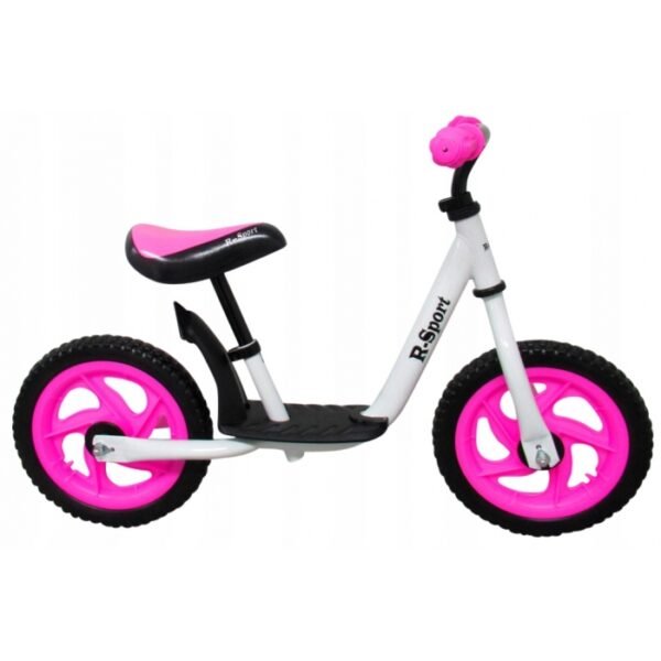Bicicleta fara pedale cu suport pentru picioare r5 r sport roz