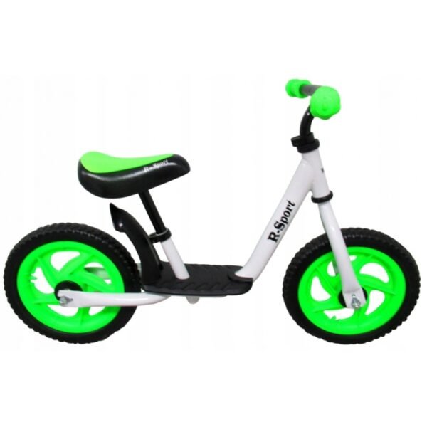 Bicicleta fara pedale cu suport pentru picioare r5 r sport verde