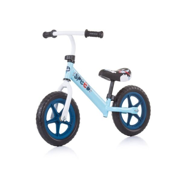Bicicleta fara pedale pentru baieti 12 inch Chipolino Speed Balancing Albastru