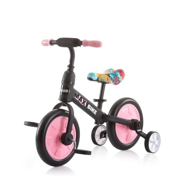 Bicicleta fara pedale pentru fete 10 inch Chipolino Max Bike roz