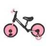Bicicleta fara pedale pentru fete 11 inch Lorelli Energy 2020 negru roz cu roti ajutatoare 1