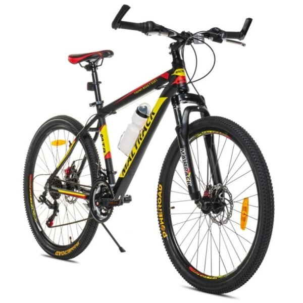 Bicicleta mountain bike roti 26 inch 18 viteze shimano cadru aluminiu 18 inch suspensie pe arc frane pe disc maltrack