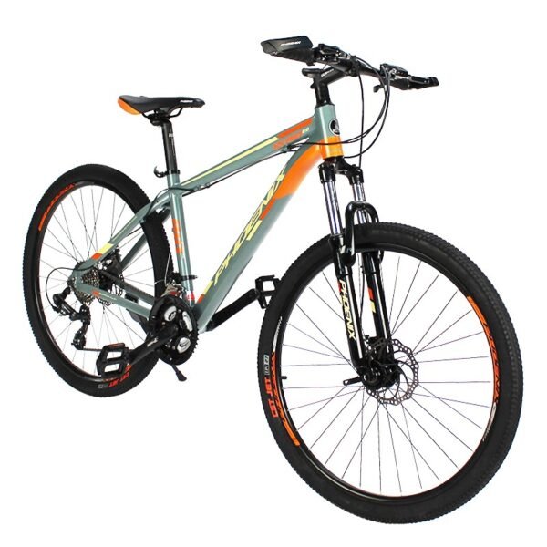 Bicicleta mtb roti 27.5 inch 24 viteze schimbator shimano frane pe disc cadru aluminiu