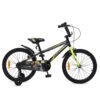 Bicicleta pentru baieti cu roti ajutatoare Byox Master Prince Black 20 inch 1