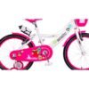 Bicicleta pentru fetite cu roti ajutatoare Little Monster Pink 20 inch 1