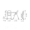 Brevi 281 scaun de masa convivio 020 2
