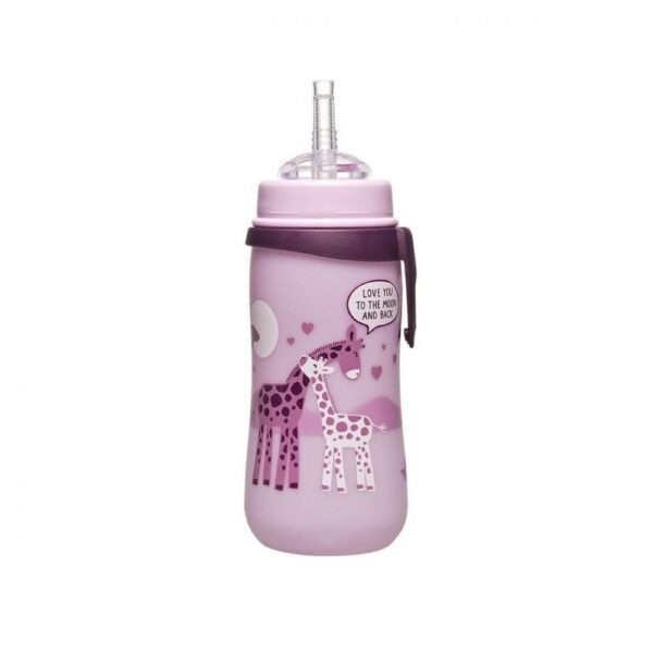 Cana Straw Cup Girl cu clip si pai de baut