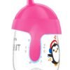 Cana cu duza moale Avent 260 ml Penguin pink 2