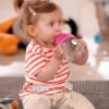 Cana cu duza moale Avent 260 ml Penguin pink 4