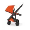 Carucior 2 in 1 100 Ecologic Black Orange 4