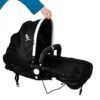 Carucior 2 in 1 reversibil X2 Black 0 36 luni BUF BOOF 6