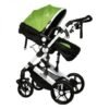 Carucior 2 in 1 reversibil X2 Green 0 36 luni BUF BOOF 6
