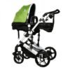 Carucior 2 in 1 reversibil X2 Green 0 36 luni BUF BOOF 9