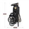 Carucior 3 in 1 Peg Perego Veloce Lounge 0 22 kg Graphic Gold Negru Bej 12