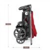 Carucior 3 in 1 Peg Perego Veloce Lounge 0 22 kg Red Shine Rosu 10