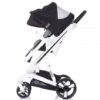 Carucior Chipolino Electra 3 in 1 negru cu cadru alb 11