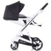 Carucior Chipolino Electra 3 in 1 negru cu cadru alb 15
