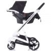 Carucior Chipolino Electra 3 in 1 negru cu cadru alb 17