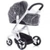 Carucior Chipolino Electra 3 in 1 negru cu cadru alb 7
