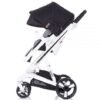 Carucior Chipolino Electra 3 in 1 negru cu cadru alb 9