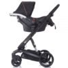 Carucior Chipolino Electra 3 in 1 negru cu cadru negru 16