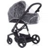 Carucior Chipolino Electra 3 in 1 negru cu cadru negru 6