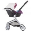 Carucior Chipolino Emotion 3 in 1 white flowers 16