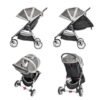Carucior City Mini GT Steel Gray Sand sistem 2 in 1 7