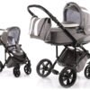 Carucior copii 2 in 1 cu landou Knorr Baby Volkswagen Carbon Optik Grey 3