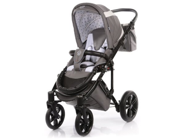 Carucior copii 2 in 1 cu landou Knorr Baby Volkswagen Carbon Optik Grey