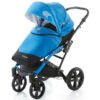 Carucior copii 2 in 1 cu landou Knorr Baby Volkswagen Polo albastru 2