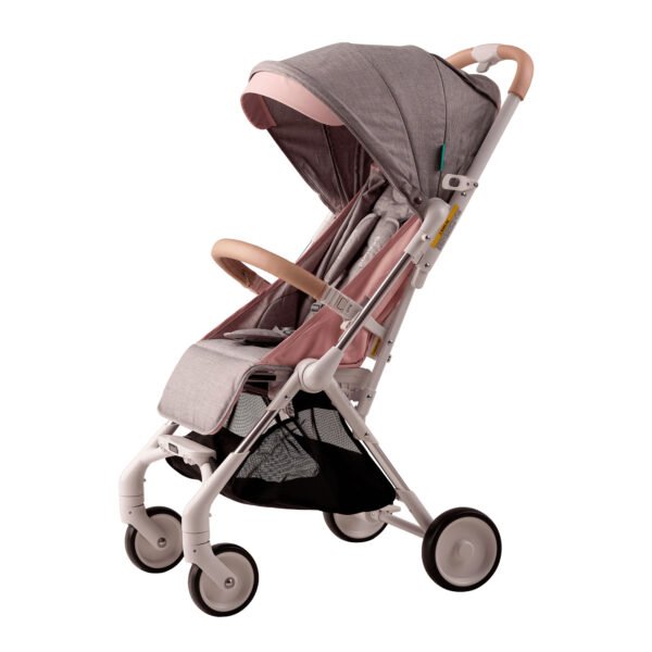 Carucior cu lumini de noapte bebumi spotlight pink gray