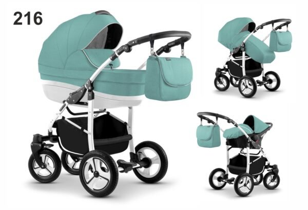 Carucior mikado city star s line 3 in 1 culoare 216 menta