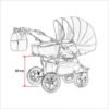 Carucior pentru gemeni Mikado DUET LUX D 14 3 in 1 3
