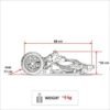 Carucior pentru gemeni Mikado DUET LUX D 14 3 in 1 6