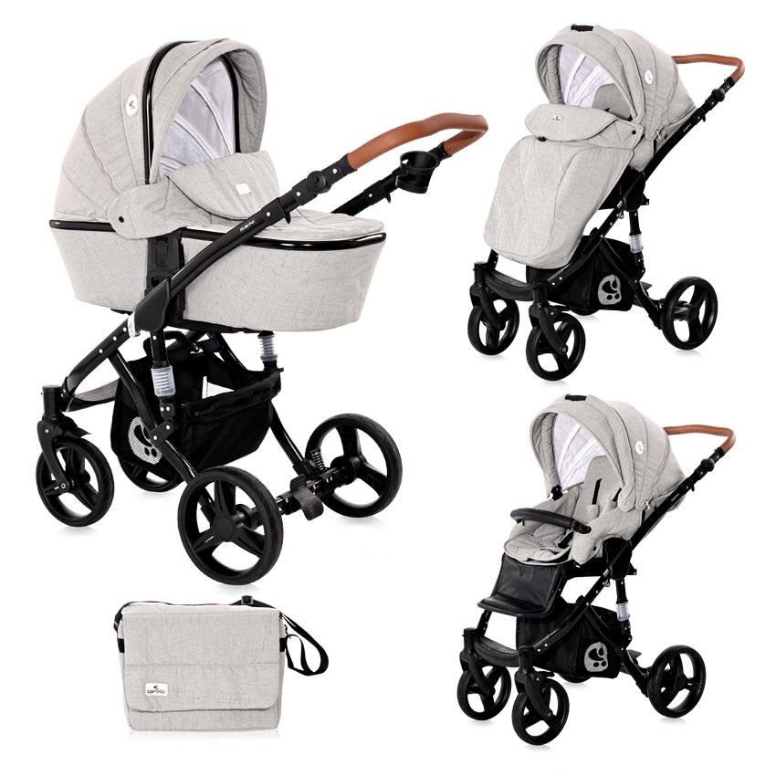 Carucior rimini set Carucior rimini set 2in1 steel grey