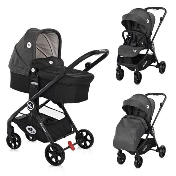Carucior set patrizia cos landou individual inclus dark grey