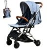 Carucior sport usor S 16 BUF BOOF Light Blue 0 36 luni 180 grade inclinare deplasabil ca troler in varianta pliata 4