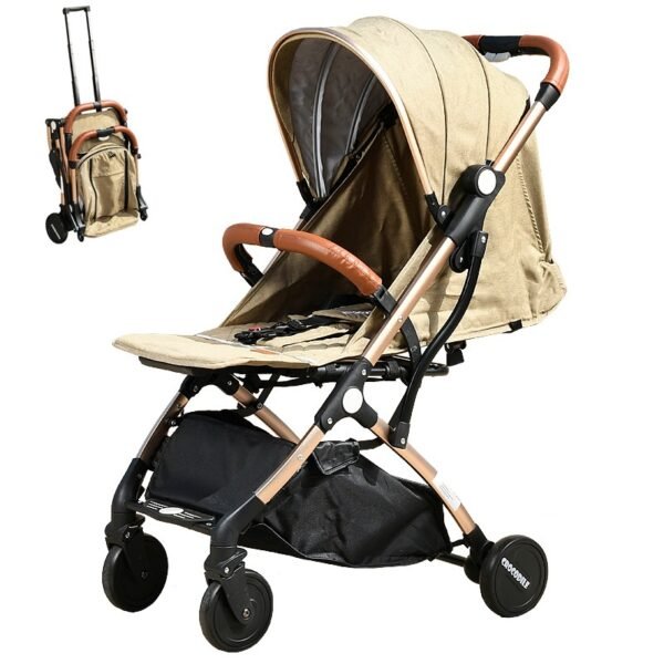 Carucior sport usor S 16 Crocodile Brown 0 36 luni 180 grade inclinare deplasabil ca troler in varianta pliata