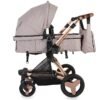 Carucior transformabil 3 in 1 Coccolle Ambra Rose Gold 2