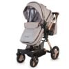 Carucior transformabil 3 in 1 Coccolle Ambra Rose Gold 3